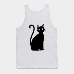 Black Cat Tank Top